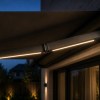 LED verlichting productpaginas Geïntegreerde LED-verlichting in een elektrisch zonnescherm van Terralux Outdoor